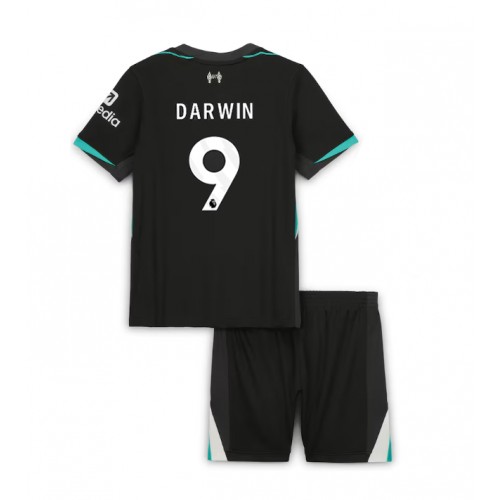 Liverpool Darwin Nunez #9 Gostujuci Dres za djecu 2024-25 Kratak Rukav (+ Kratke hlače)